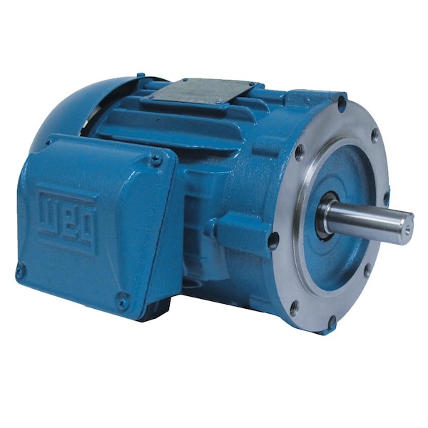 Weg 00118ET3ER143TC-W22, TEFC, 1 hp, 208/230/460 V, 60 Hz, 3 phase, 143TC , 1760 rpm, Footless 00118ET3ER143TC-W22 - main